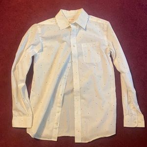 Cat & Jack boys collared button down shirt size L